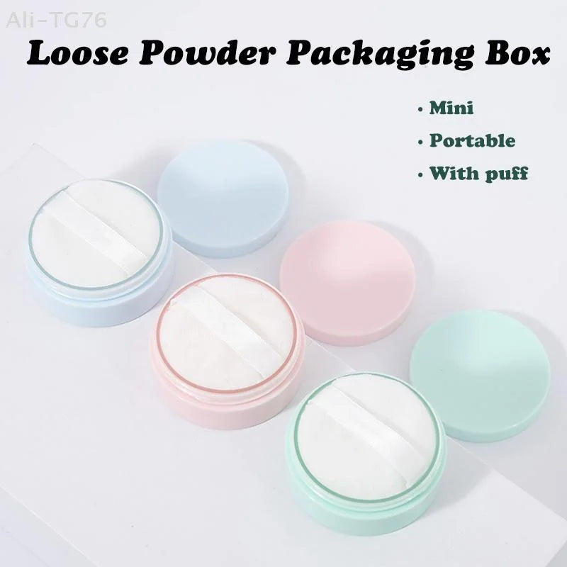 5g Refillable Loose Powder Jar with Puff & Sifter Lid