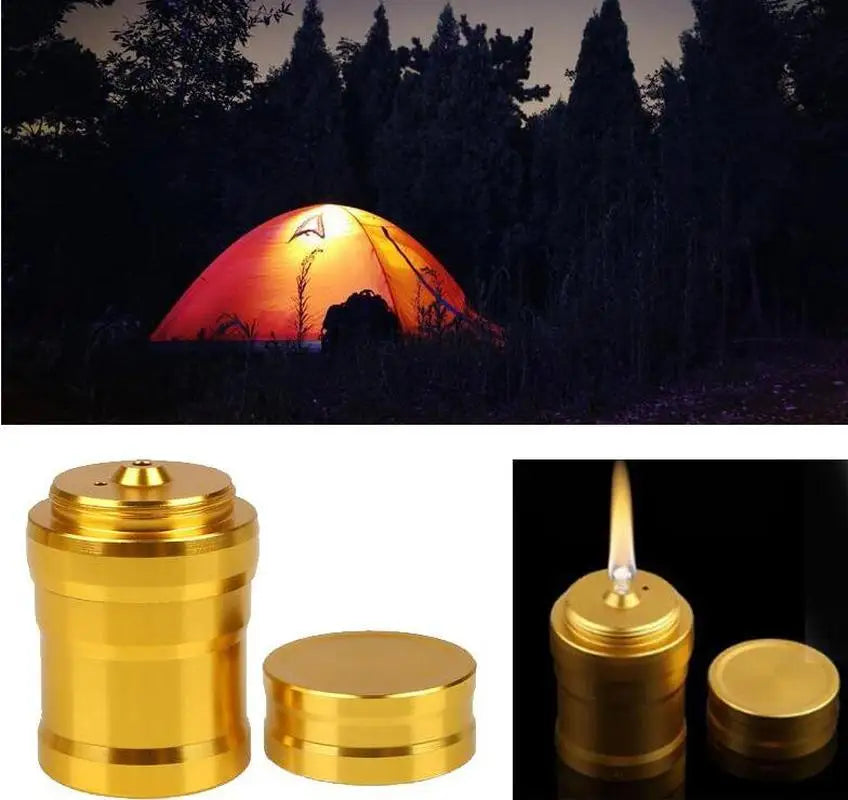 Portable Mini Alcohol Lamp – Aluminium Camp & Lab Burner
