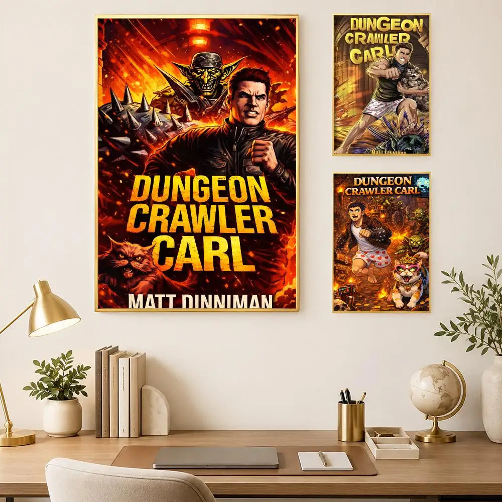Dungeon Crawler Carl Poster – Self-Stick HD Waterproof Wall Art