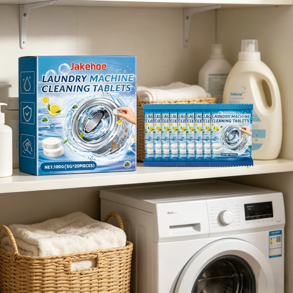 Jakehoe Washing Machine Cleaning Tablets – 20 Pack Deep Clean