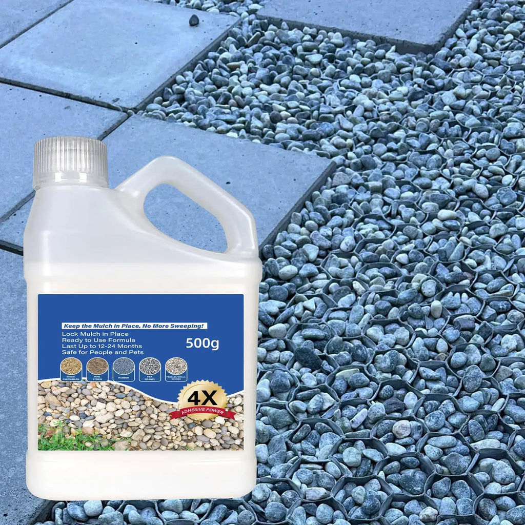 Mulch Rock Adhesive Pea Gravel Sticky Glue Fast Drying Outdoor Yard