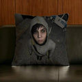 Natural Linen Cushion Cover – Printed Décor for Sofa & Bed