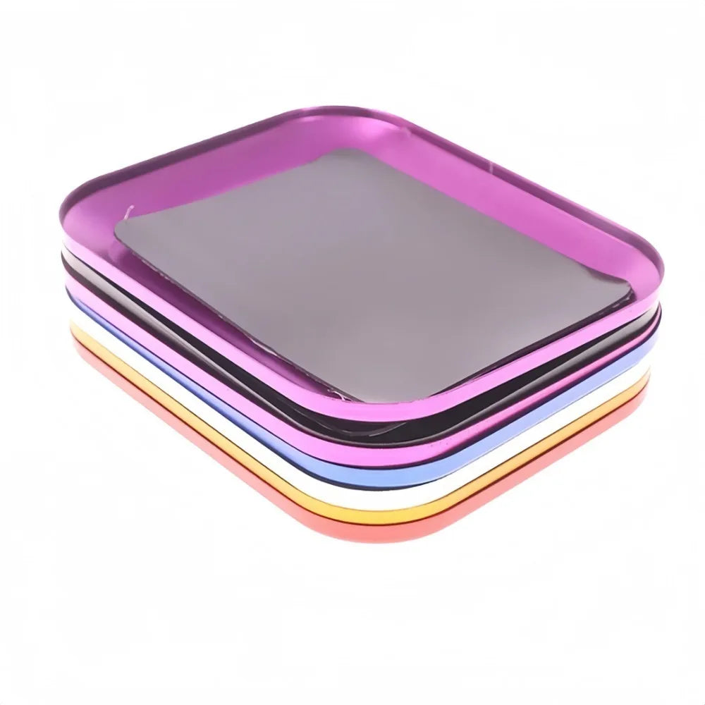 Magnetic Screw Tray – Aluminum Alloy Parts Organizer Disk