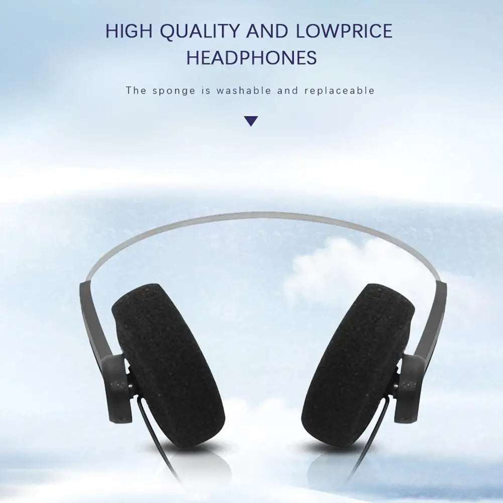 GRWIBEOU Retro Vintage Wired Headphones – HiFi Noise Isolating