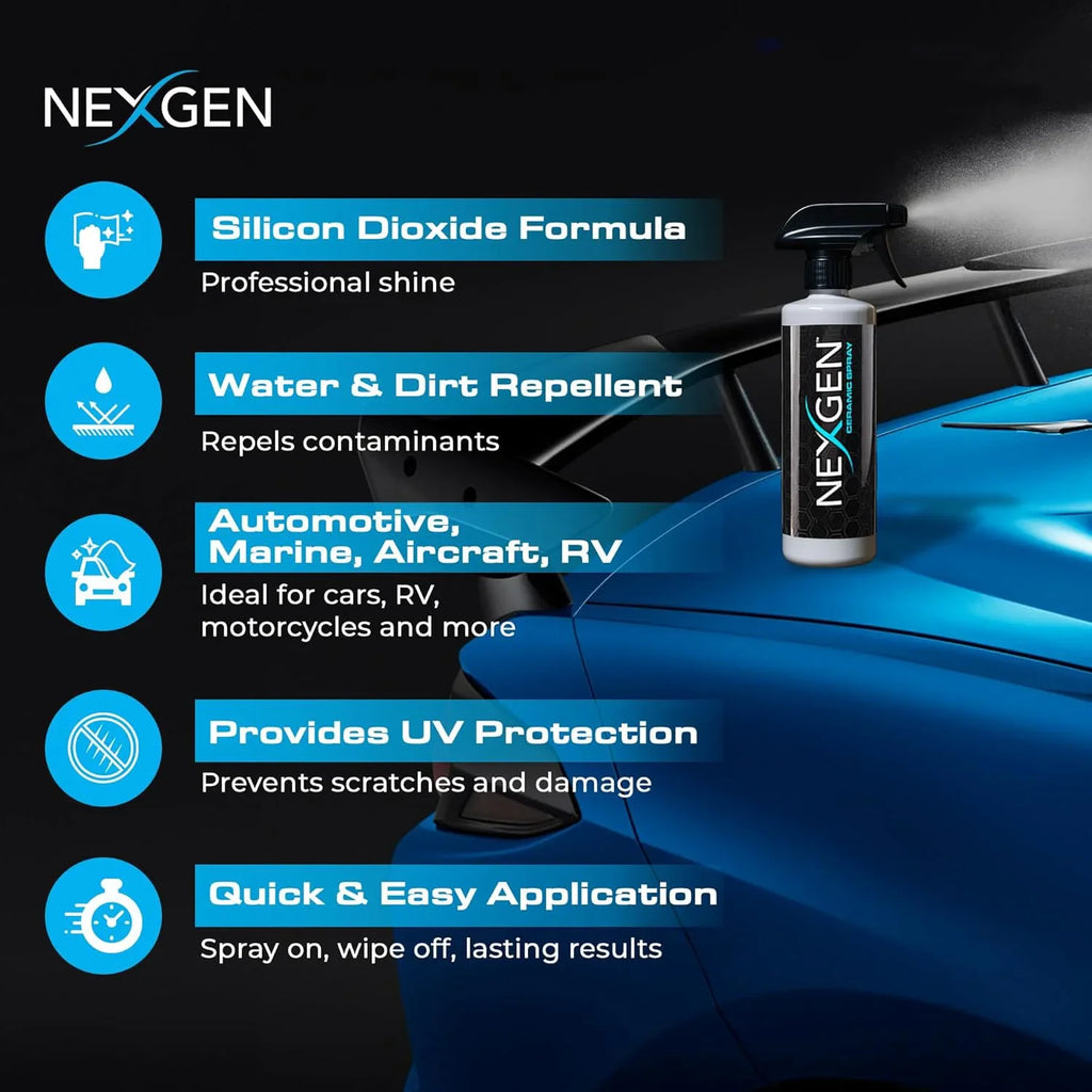 Ceramic Spray Silicon Dioxide Coating Professional Grade Protective