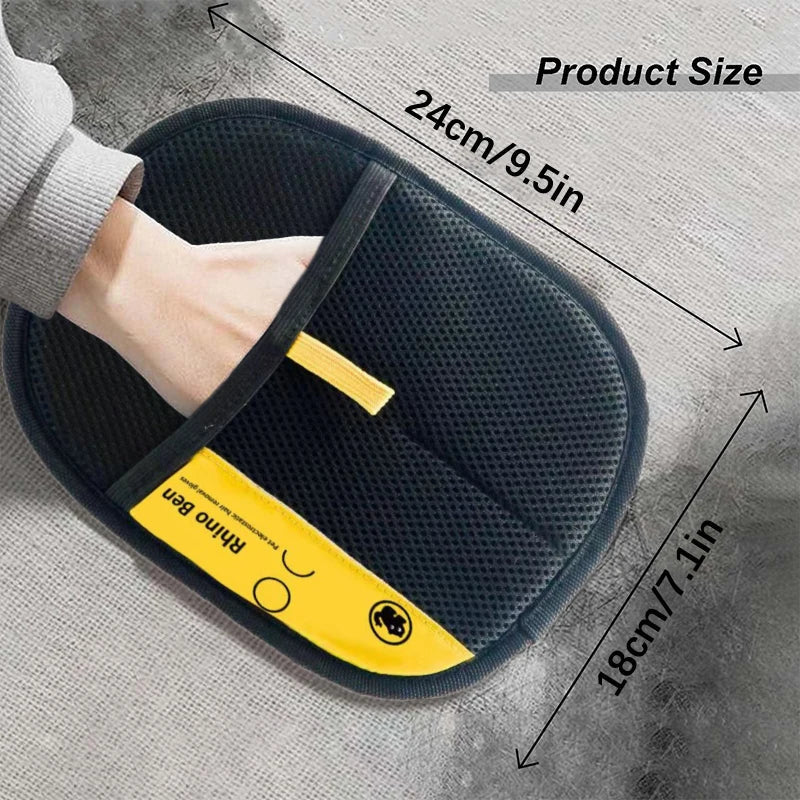 Pet Hair Removal Glove for Cats & Dogs | Silicone Grooming Mitt