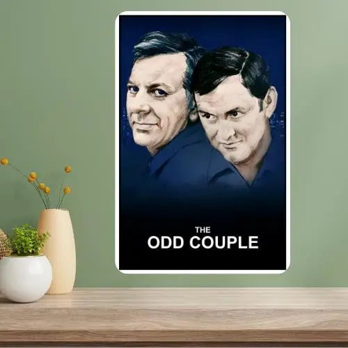 The Odd Couple Classic TV Show Metal Poster Sign