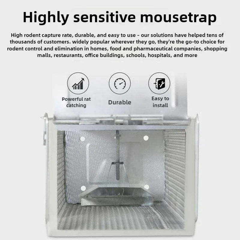 Rat Cage Mice Rodent Animal Control Catch Bait Hamster Mouse Trap