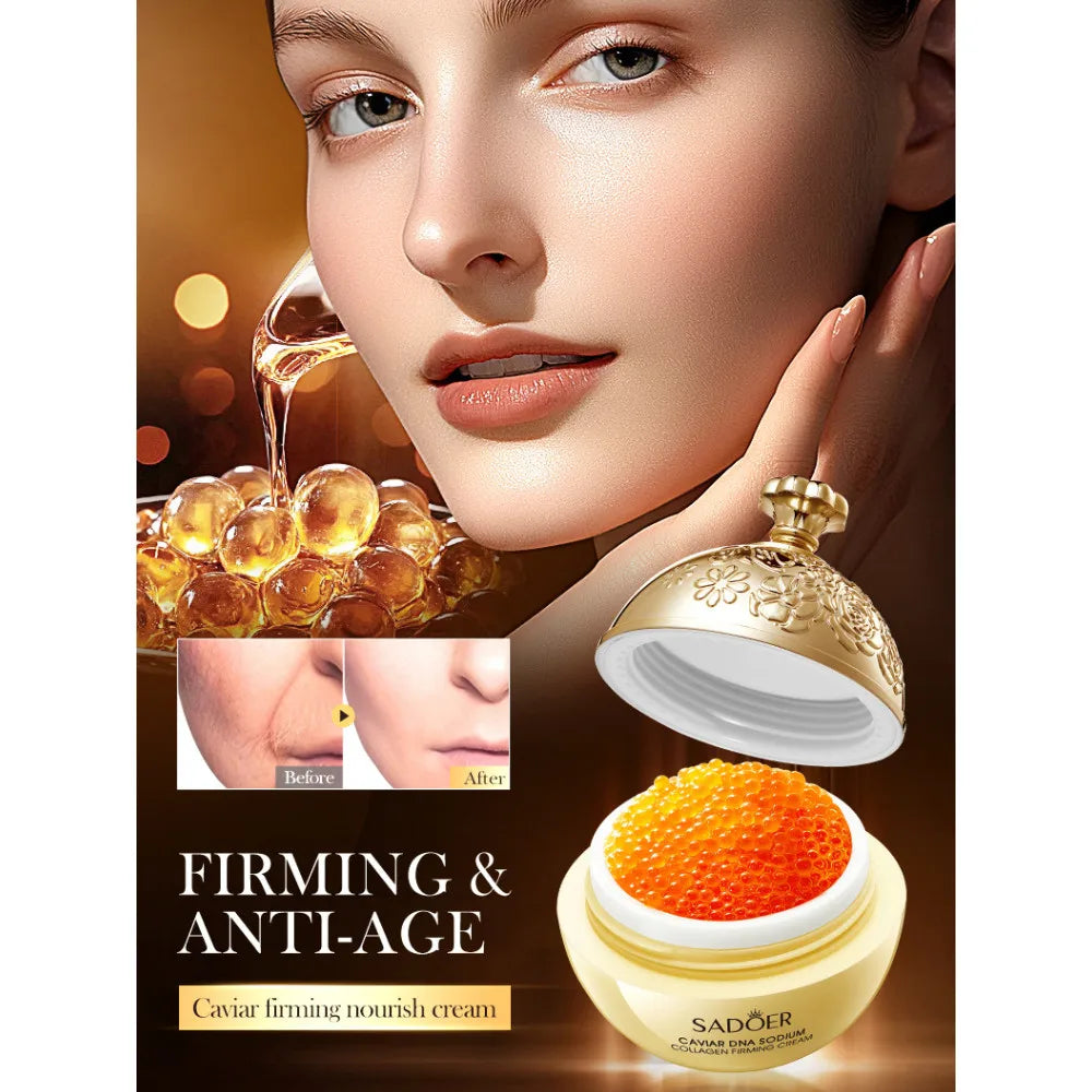 SADOER Caviar Collagen Firming Cream – Anti-Aging Moisturizer 30g