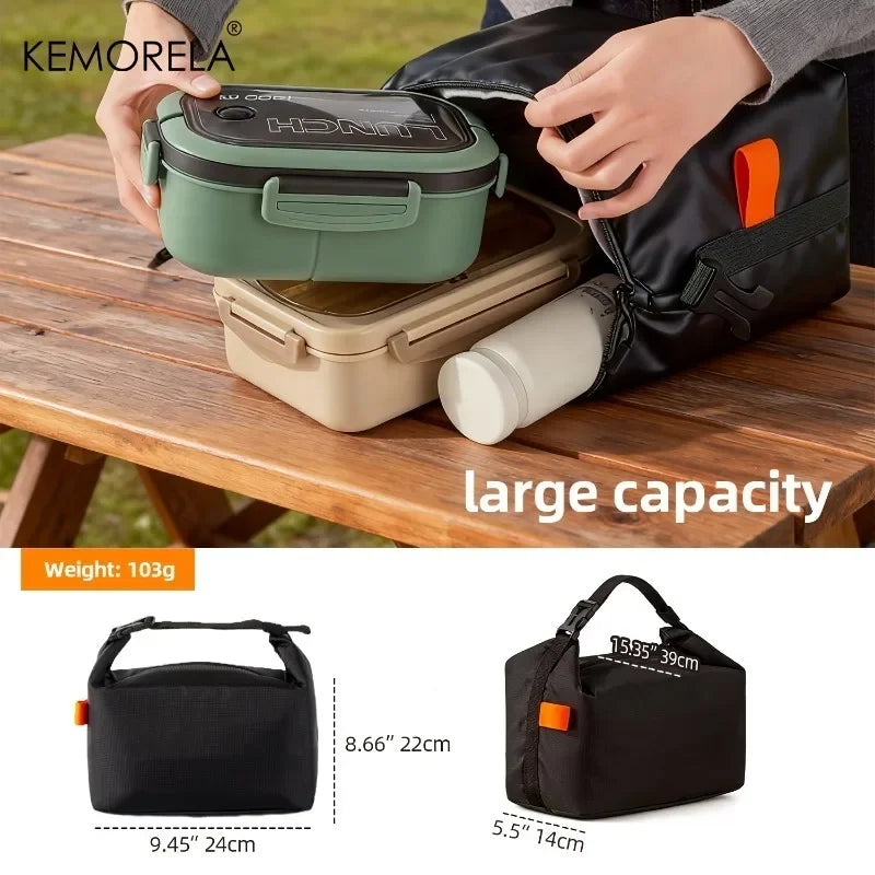 Large Insulated Lunch Bag – Aluminum Foil Bento Cooler Bag