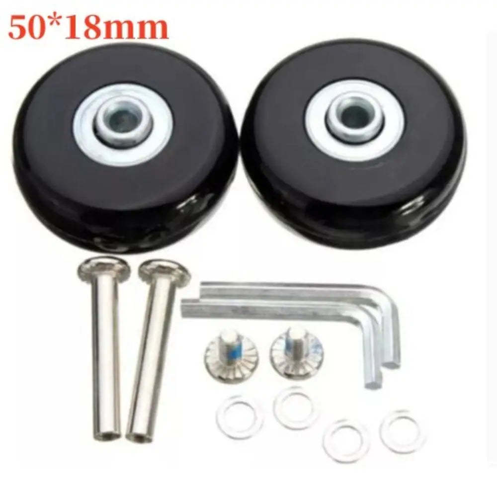 Universal Replacement Luggage Wheels – Silent Suitcase Casters