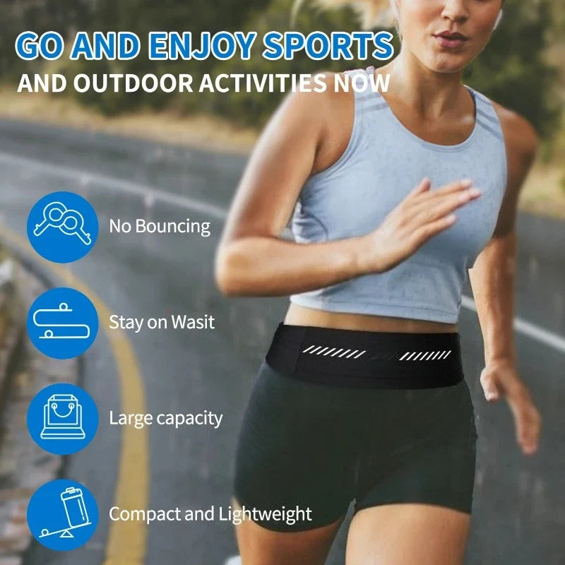2026 Ultra-thin Sports Running Waistband Phone Pouch Iphone 15 14 13