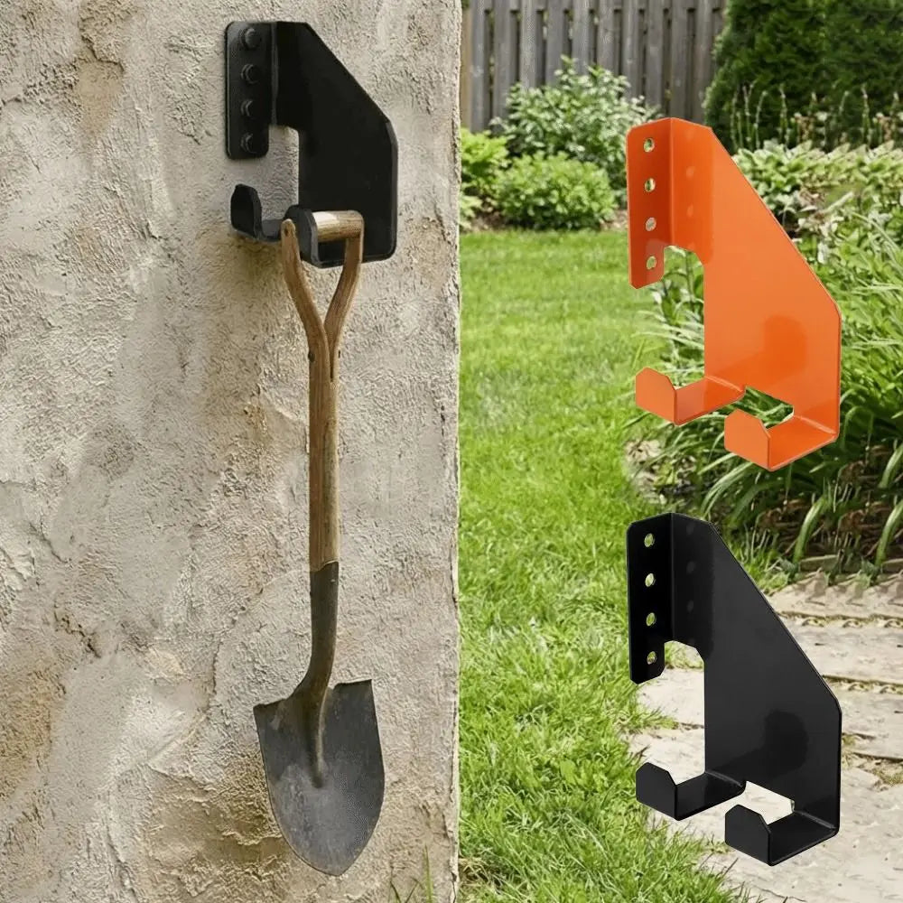 Heavy-Duty Iron Wall Mount Chainsaw & Tool Storage Rack