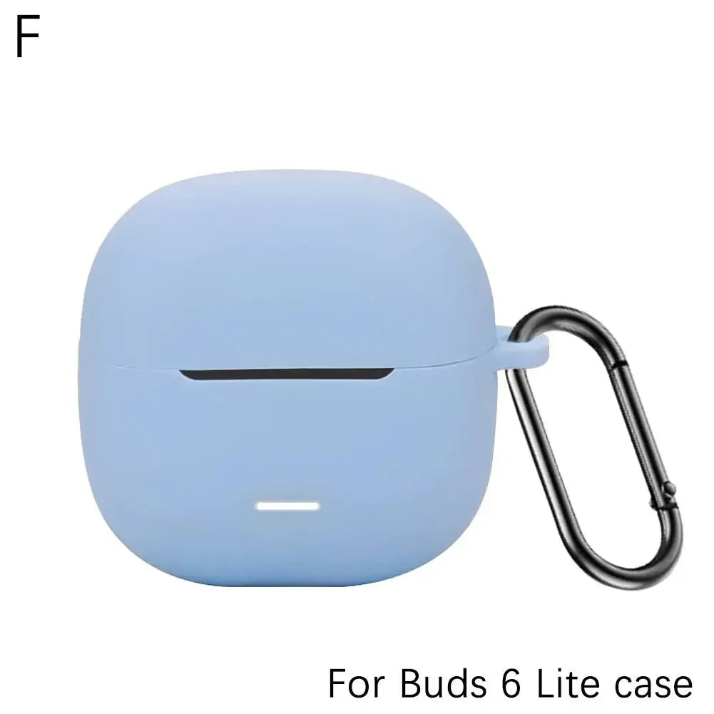 Redmi Buds 6 Lite Silicone Case Cover with Keyring