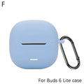 Redmi Buds 6 Lite Silicone Case Cover with Keyring