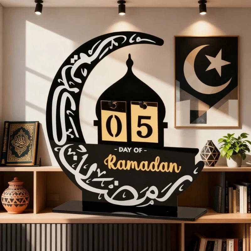 2026 DIY Eid Acrylic Countdown Calendar | Ramadan Decor
