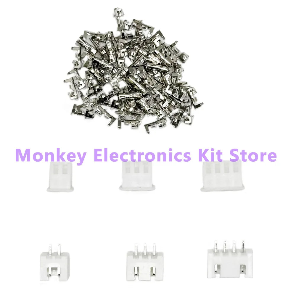 250 PCS JST PH 2.0mm & XH 2.54mm Connector Kit – Wire Terminals