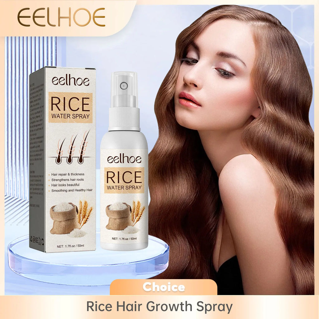 EELHOE Rice Water Hair Growth Spray – Repair & Nourish 50ml