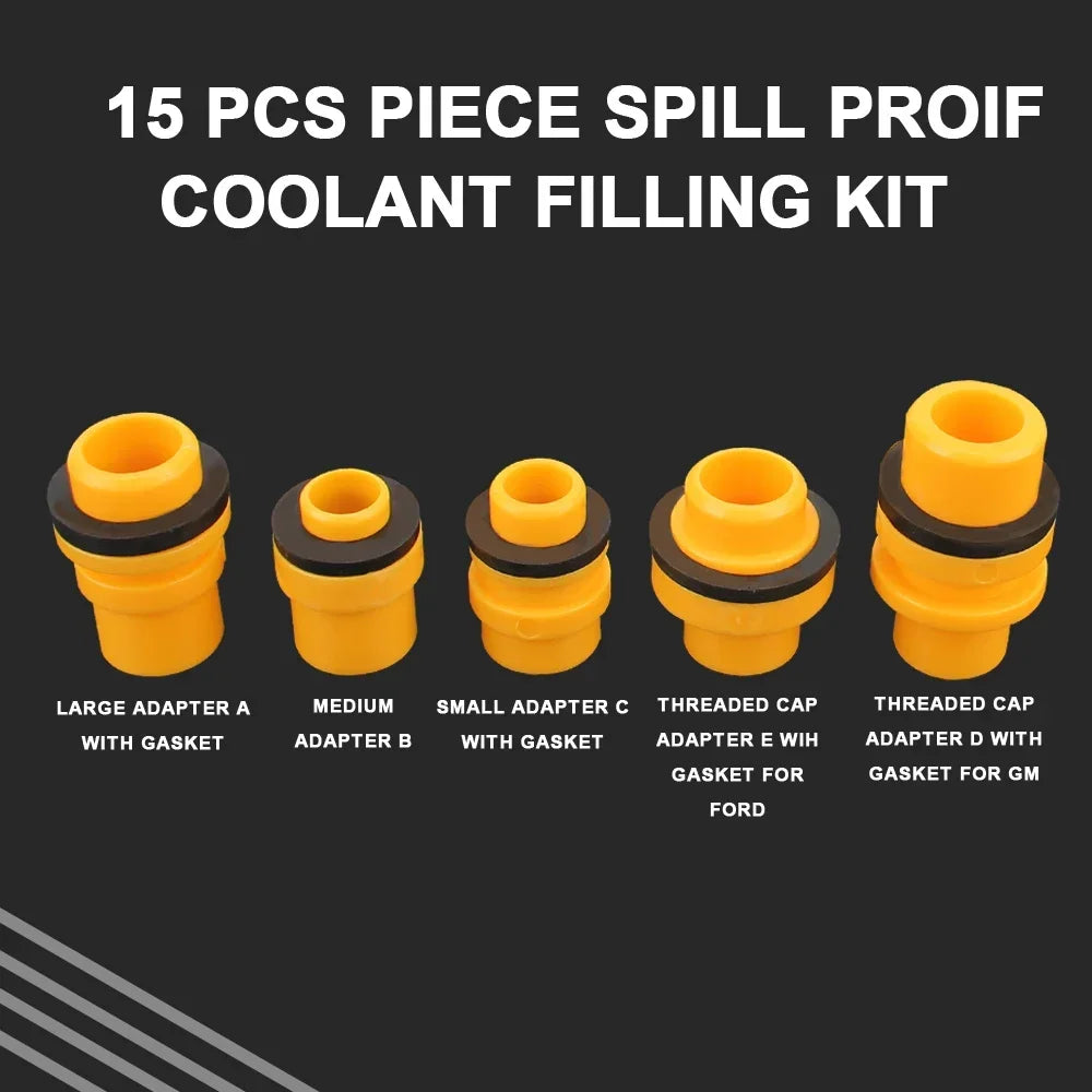 Pour Oil Tool Spill Proof Coolant Filling Car Accessories Plastic