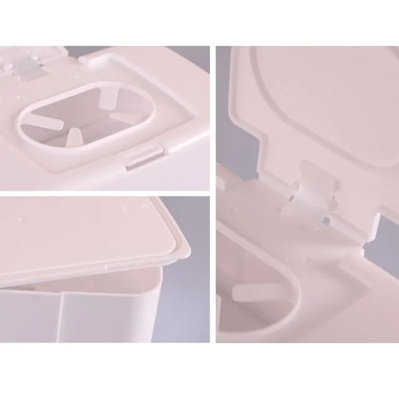 Wet Tissue Box Wipes Dispenser Portable Napkin Storage Holder