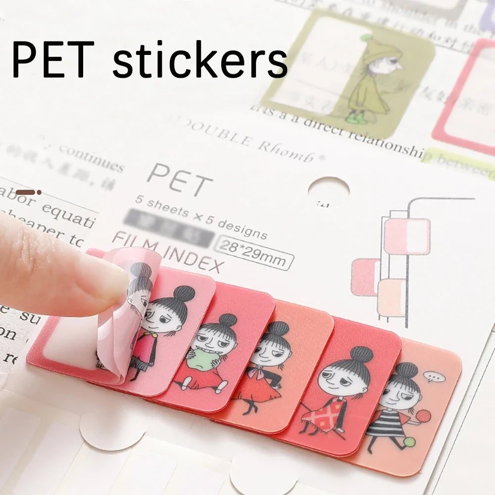 Cartoon Waterproof Convenient Index Student Cute Sticky Notes Office
