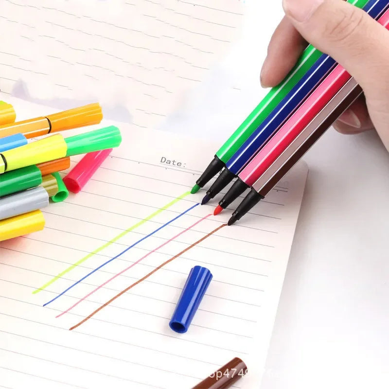 Children Painting 6 12 Non-toxic Water Pencil Washable Watercolor Pen