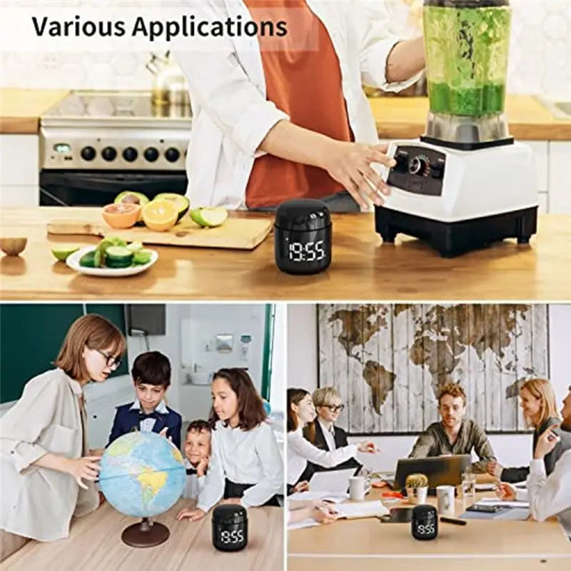 A36T-Large LED Display Countdown Countup Digital Kitchen Timer Volume