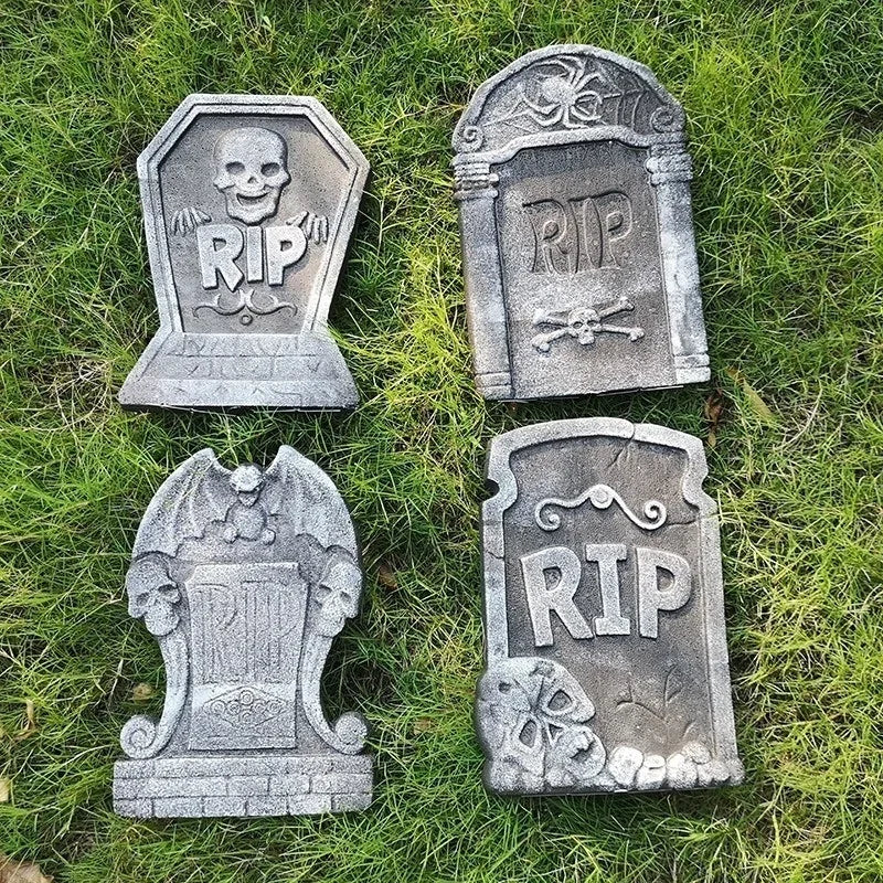 Foam Halloween Tombstone Decoration – RIP Yard & Party Prop