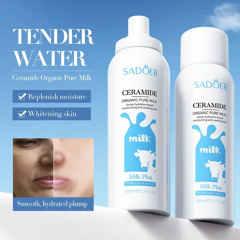SADOER Ceramide Hydrating Face Mist Toner Spray Set 2×150ml