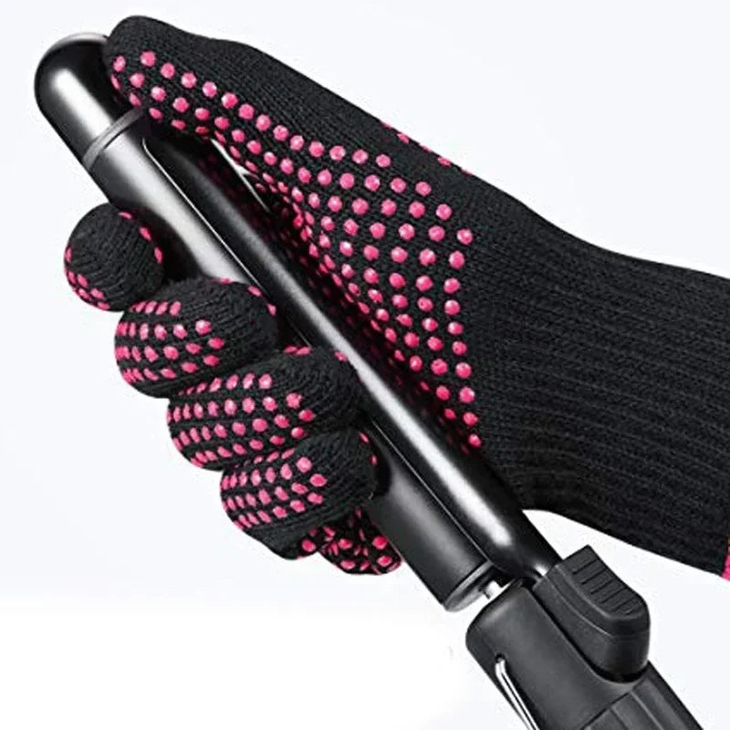 6-Pack Heat Resistant Gloves for Hair Styling – Curling & Flat Iron