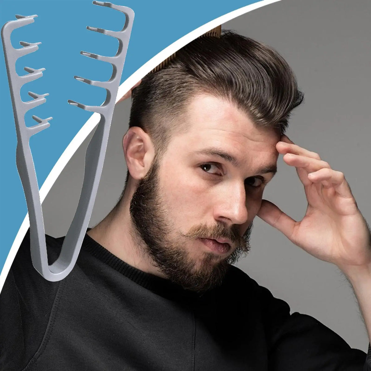 Texture Comb Wide Tooth Wet Hair Styling Volumizing Tool Volume