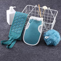 3-Piece Bath Exfoliating Set – Loofah, Glove & Back Scrubber