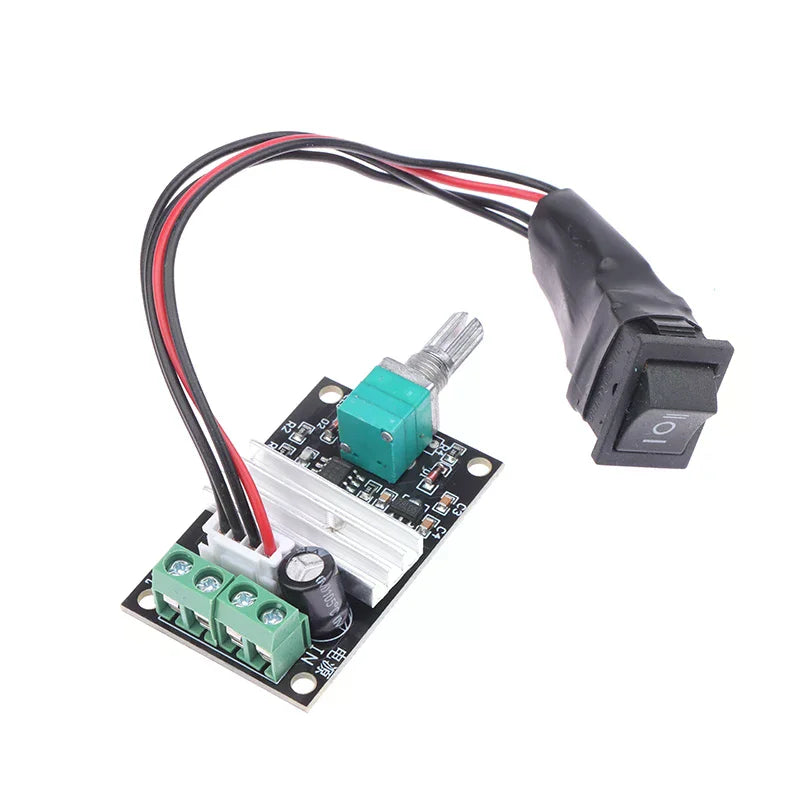 DC 6V 12V 24V 3A PWM Motor Speed Controller Adjustable Driver Forward