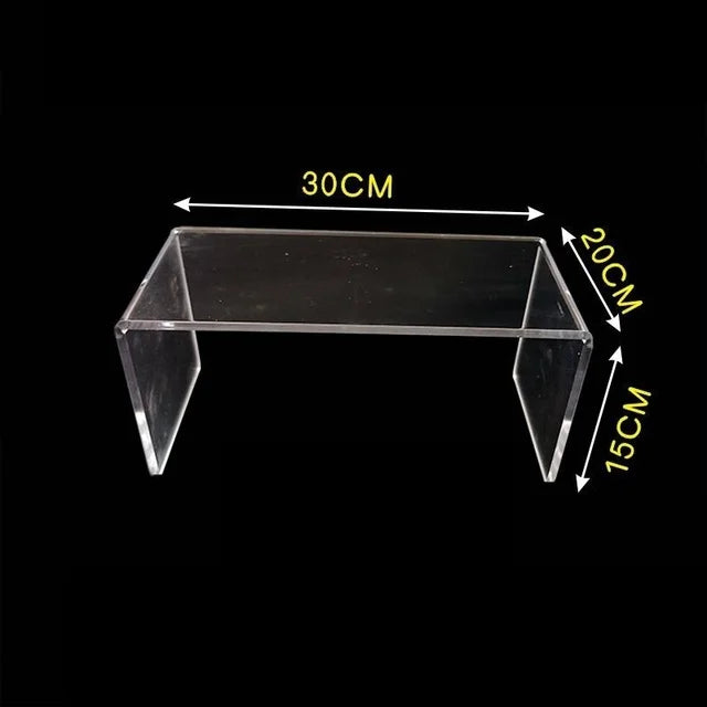 U-Shape Acrylic Display Risers – 15 Sizes for Jewelry & Figures