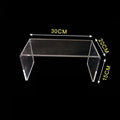 U-Shape Acrylic Display Risers – 15 Sizes for Jewelry & Figures