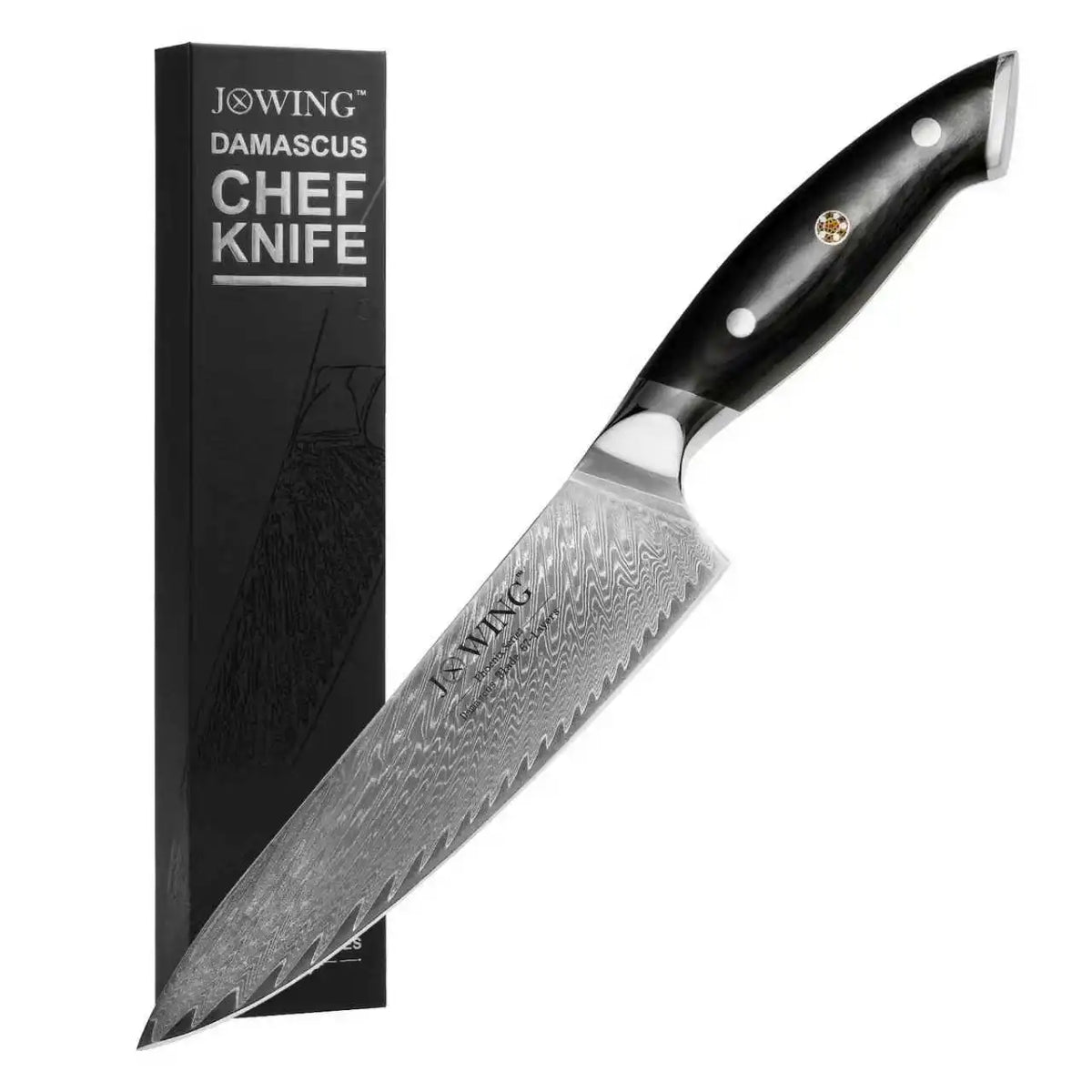 67-Layer Damascus Steel Chef's Knife – 20cm Wood Handle