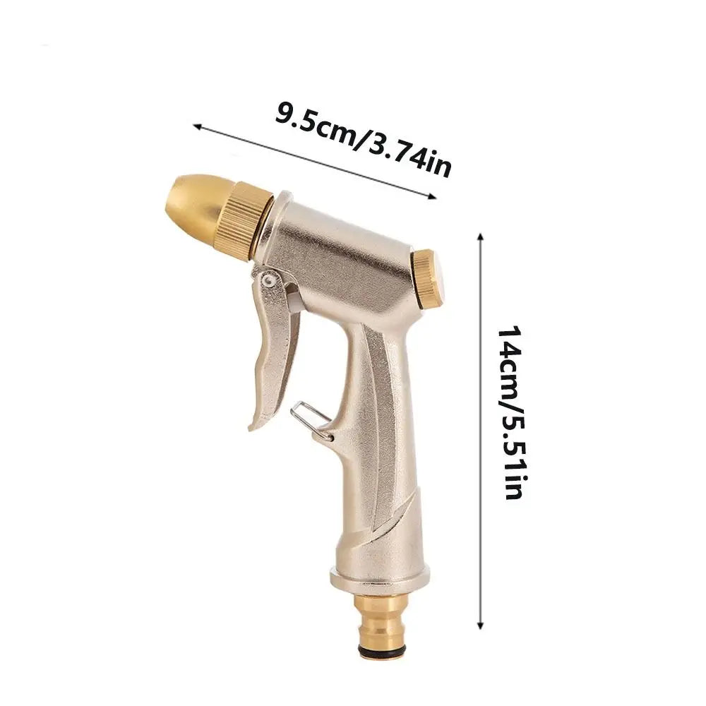7-Mode Aluminum Alloy High-Pressure Garden Hose Spray Nozzle