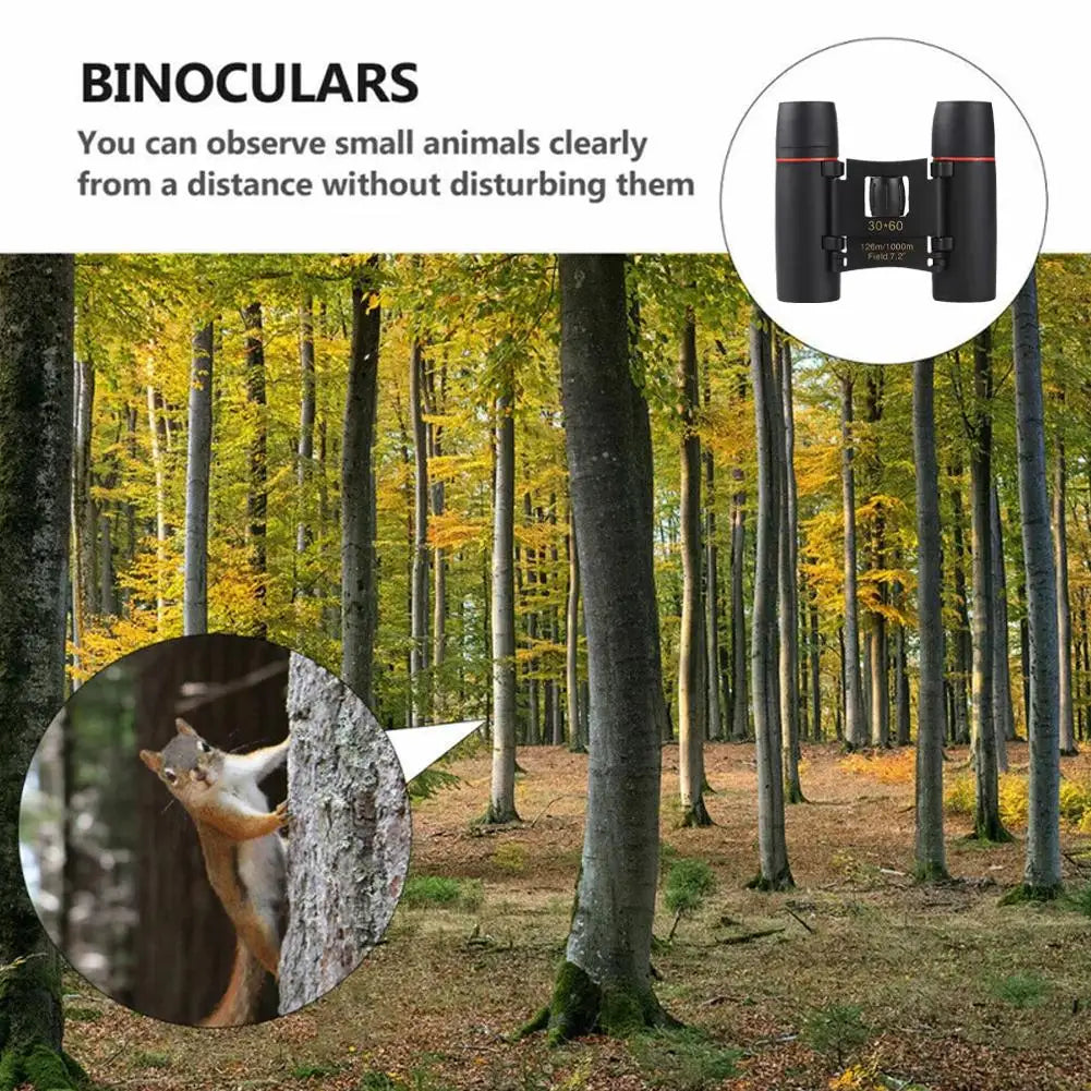 30x60 HD Folding Binoculars – Low Light & Bird Watching