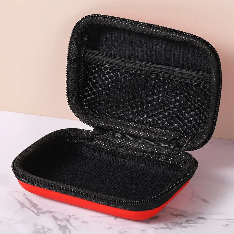 Sundries Travel Storage Bag Charging Case Earphone Package Zipper