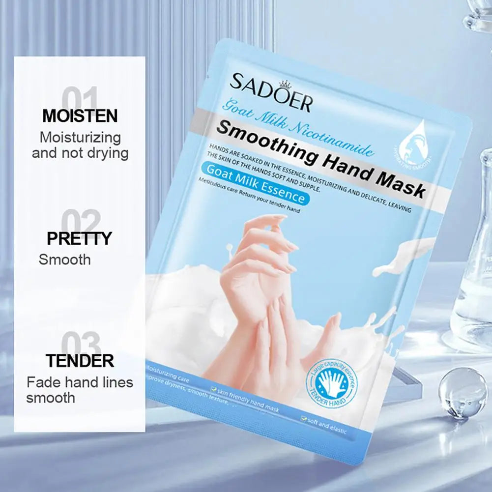 Hydrating Hand Mask Gloves – Rose & Niacinamide Moisturizer