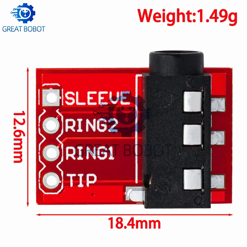 TRRS 3.5mm Jack Breakout Module – Audio & MP3 DIY