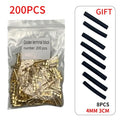 U-Type Brass Crimp Terminal Block Connectors | 50–200 Pcs