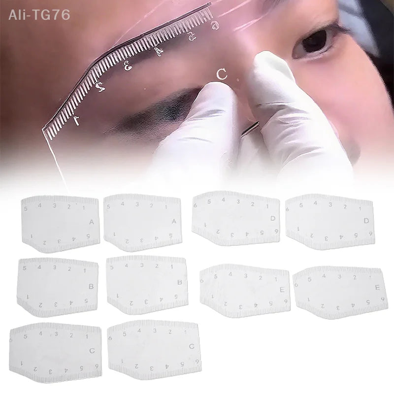 Eyebrow Shaping Ruler Stencil Kit – Beginner Brow Tool