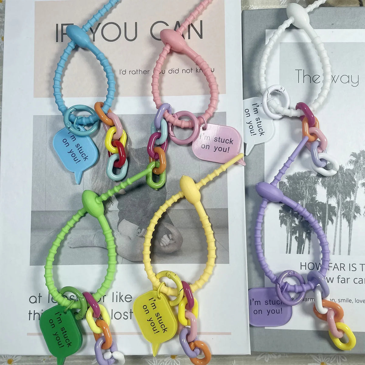 Monster Doll Ribbon Keychain – Cute Bag Charm & Gift Idea