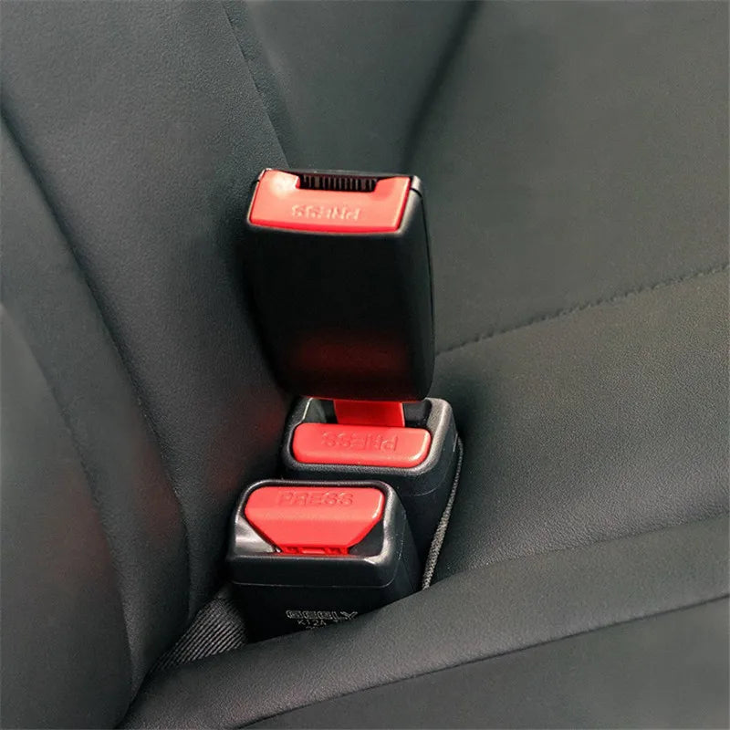 2-Pack Car Seat Belt Extender Clip Safety Buckle Insert