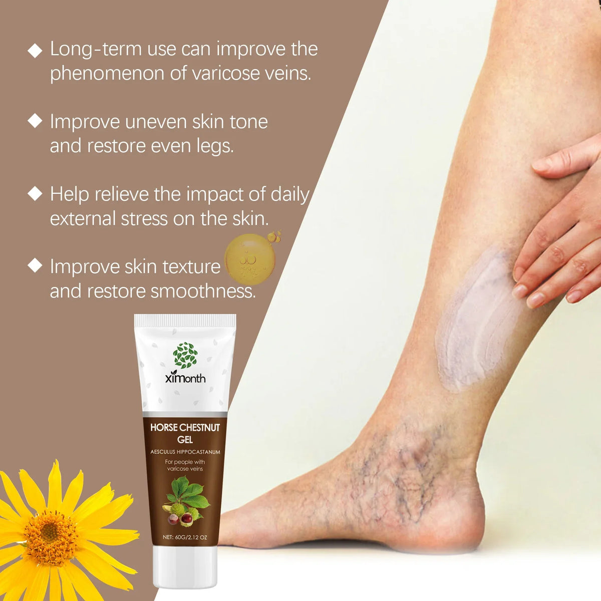 Ximonth Herbal Leg Cream – Natural Moisturizing Ointment