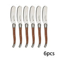 Laguiole Butter Knives Set – Stainless Steel & Rosewood Handle