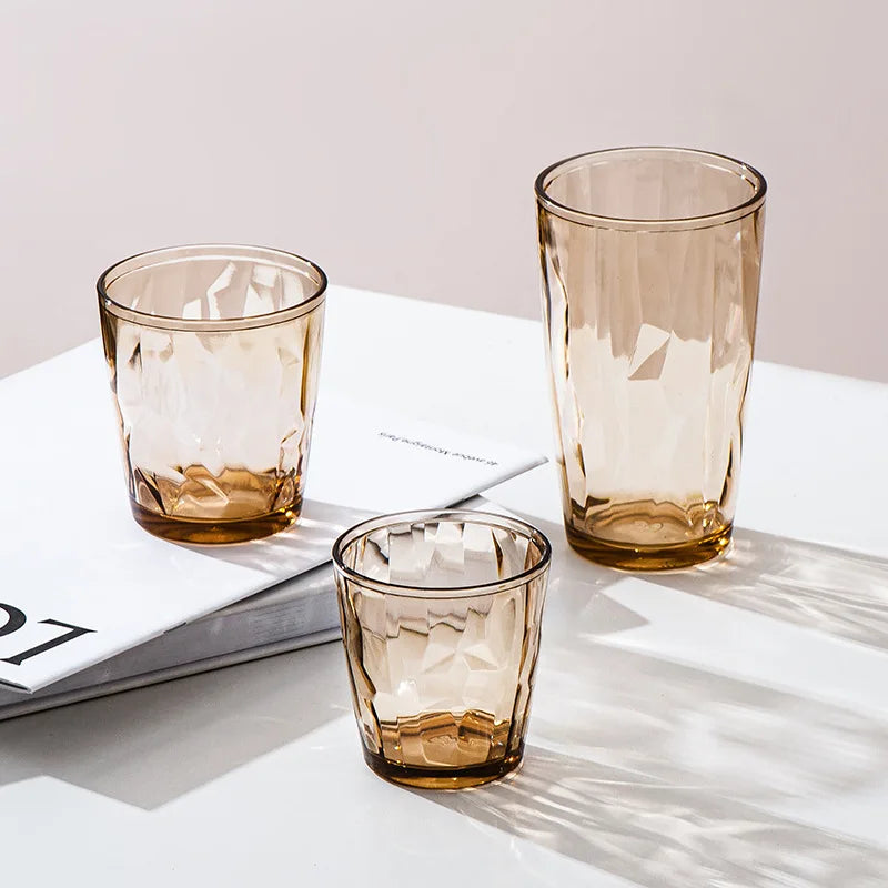 Acrylic AS Water Cup Household Plastic Gargle Beer Restaurant Juice