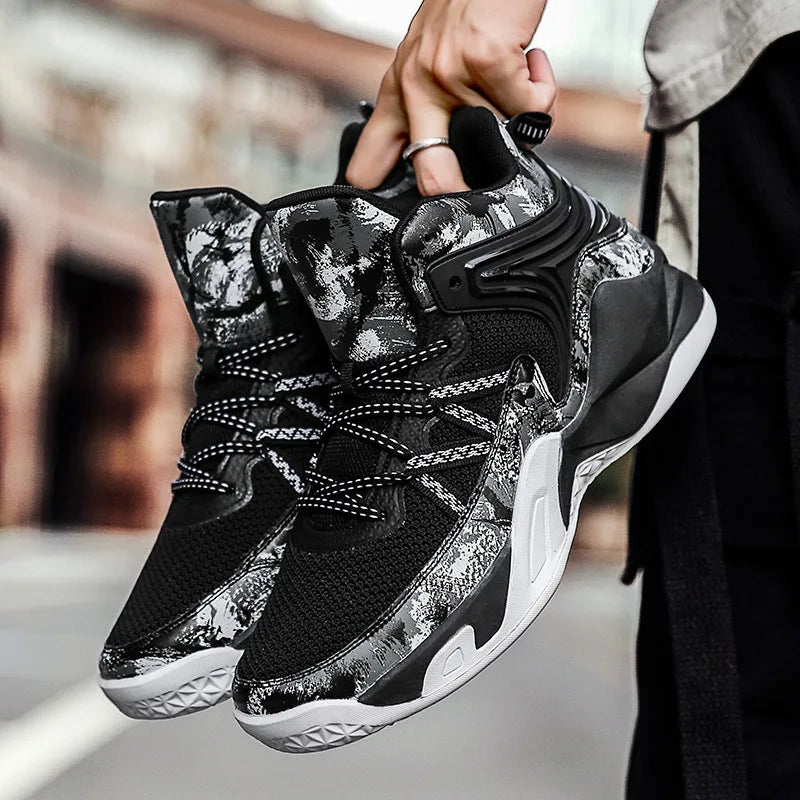 YBQJOO Breathable Basketball Sneakers | Unisex Athletic Shoes