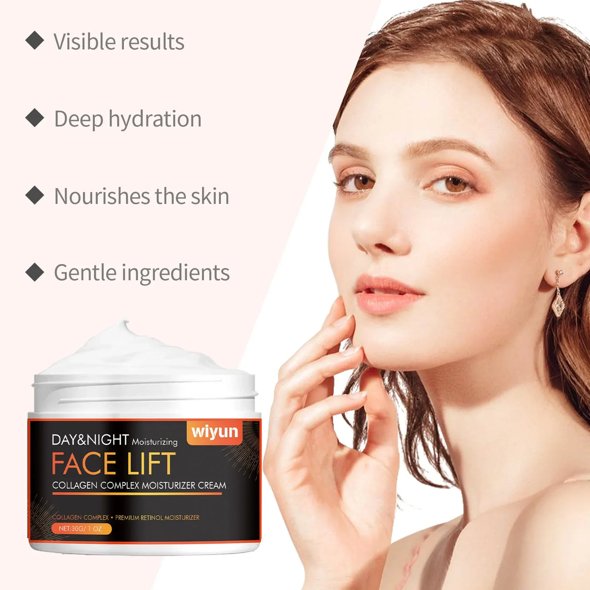 WIYUN Collagen Face Cream – Anti-Aging, Firming & Hydrating 30g